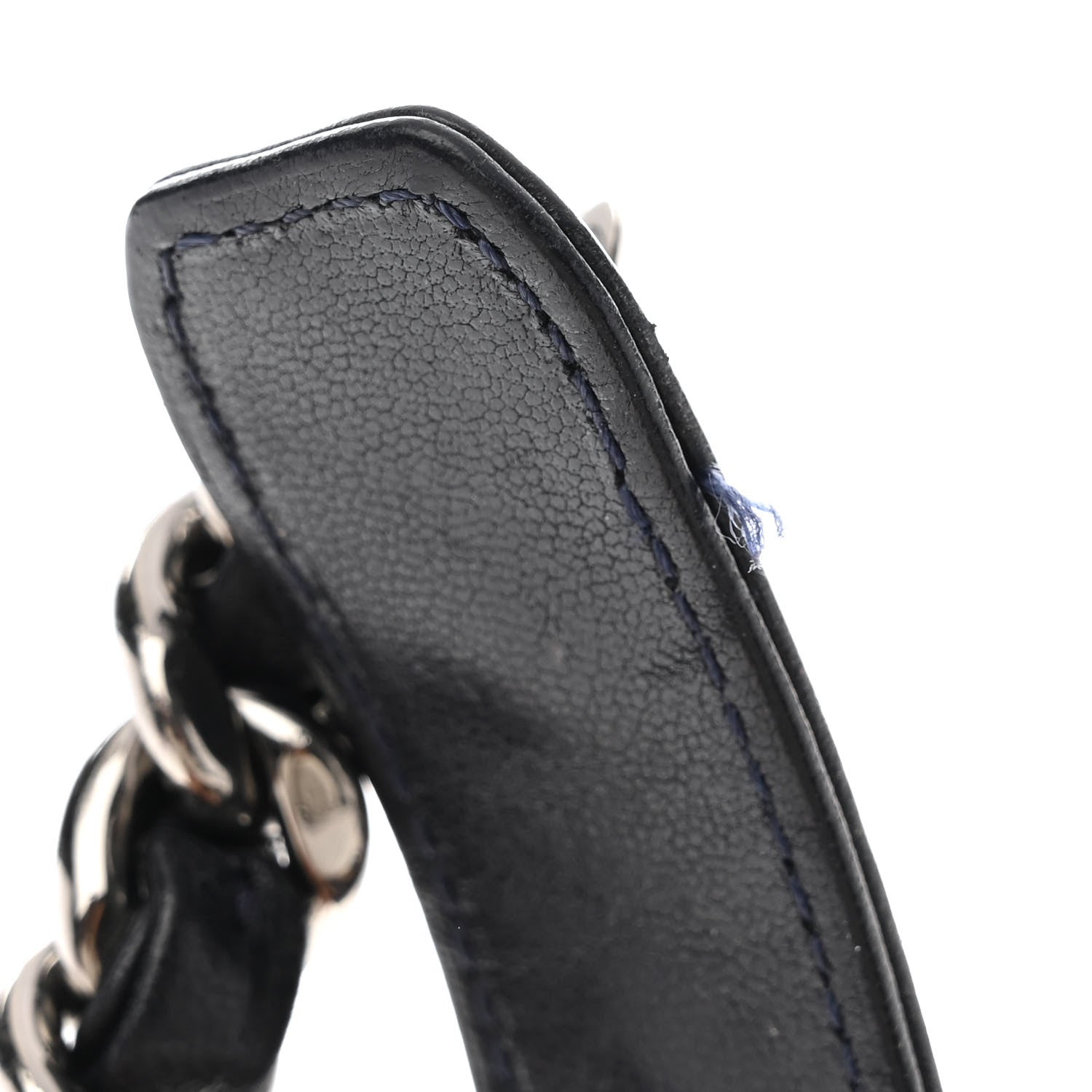 Chanel Crumpled Calfskin Shearling Sheepskin Quilted Medium Chanel 19 Flap Navy 11 of 11