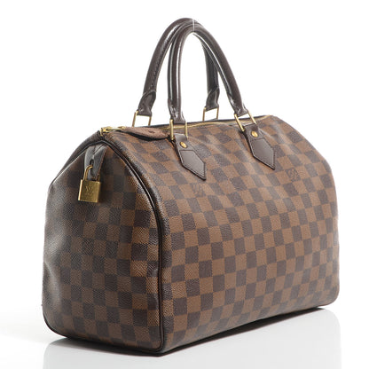 Louis Vuitton Damier Ebene Speedy 30 3 of 8