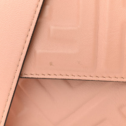Fendi Nappa FF 1974 Embossed Baguette Rosa Bourbon 12 of 13