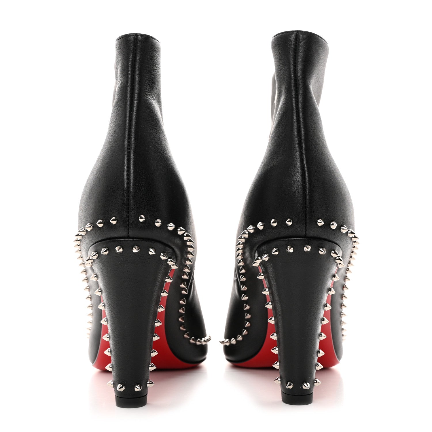Christian Louboutin Calfskin Hongroise 85 Ankle Boots 39.5 Black 5 of 8