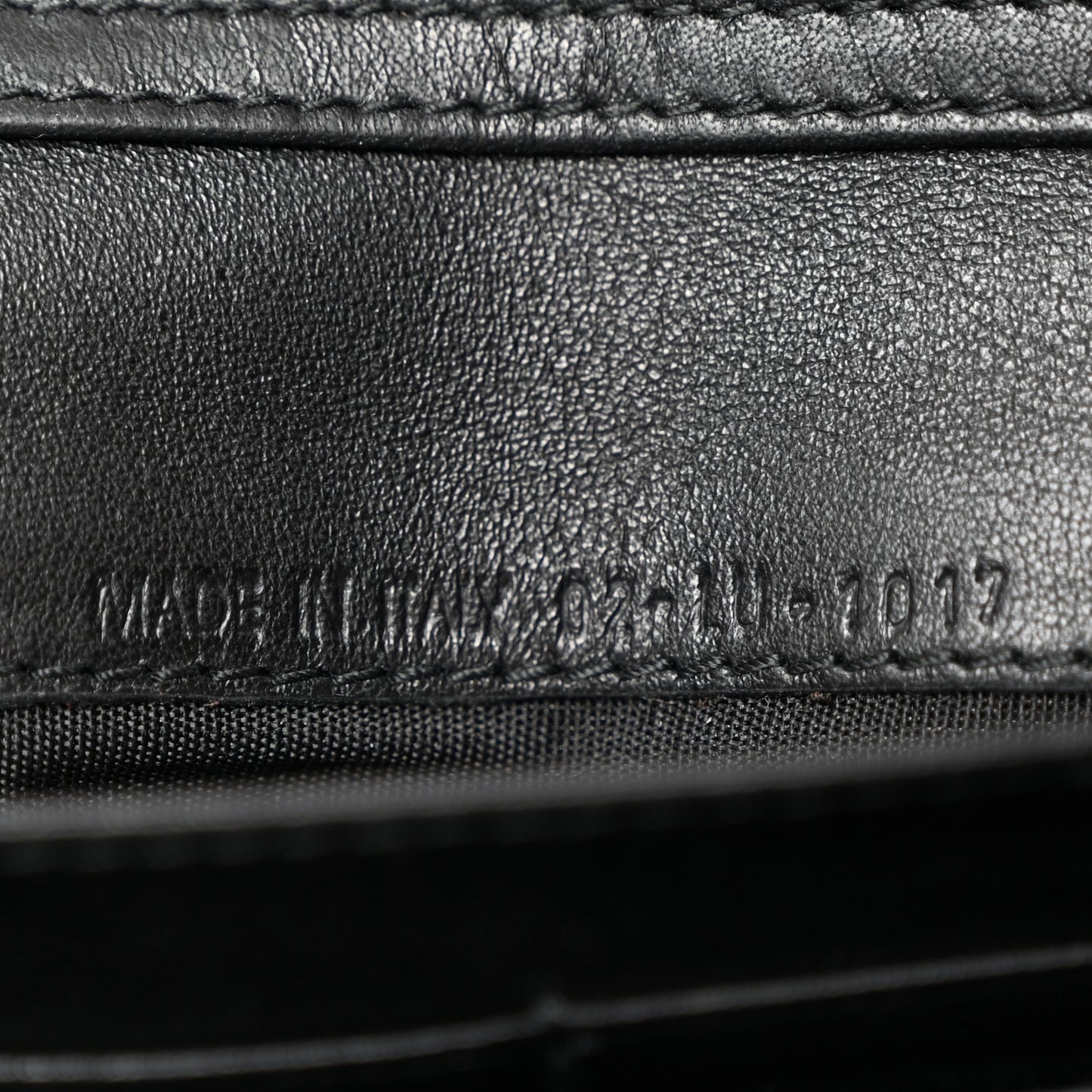 Lambskin Cannage Rendez-vous Chain Wallet Black