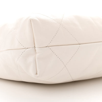 Chanel Calfskin Quilted Small Chanel 22 White 10 of 11