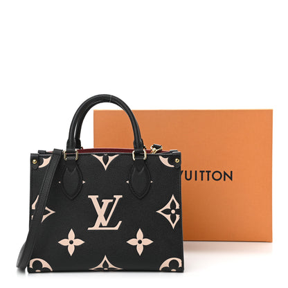 Louis Vuitton Empreinte Monogram Giant Onthego PM Black Beige 11 of 11