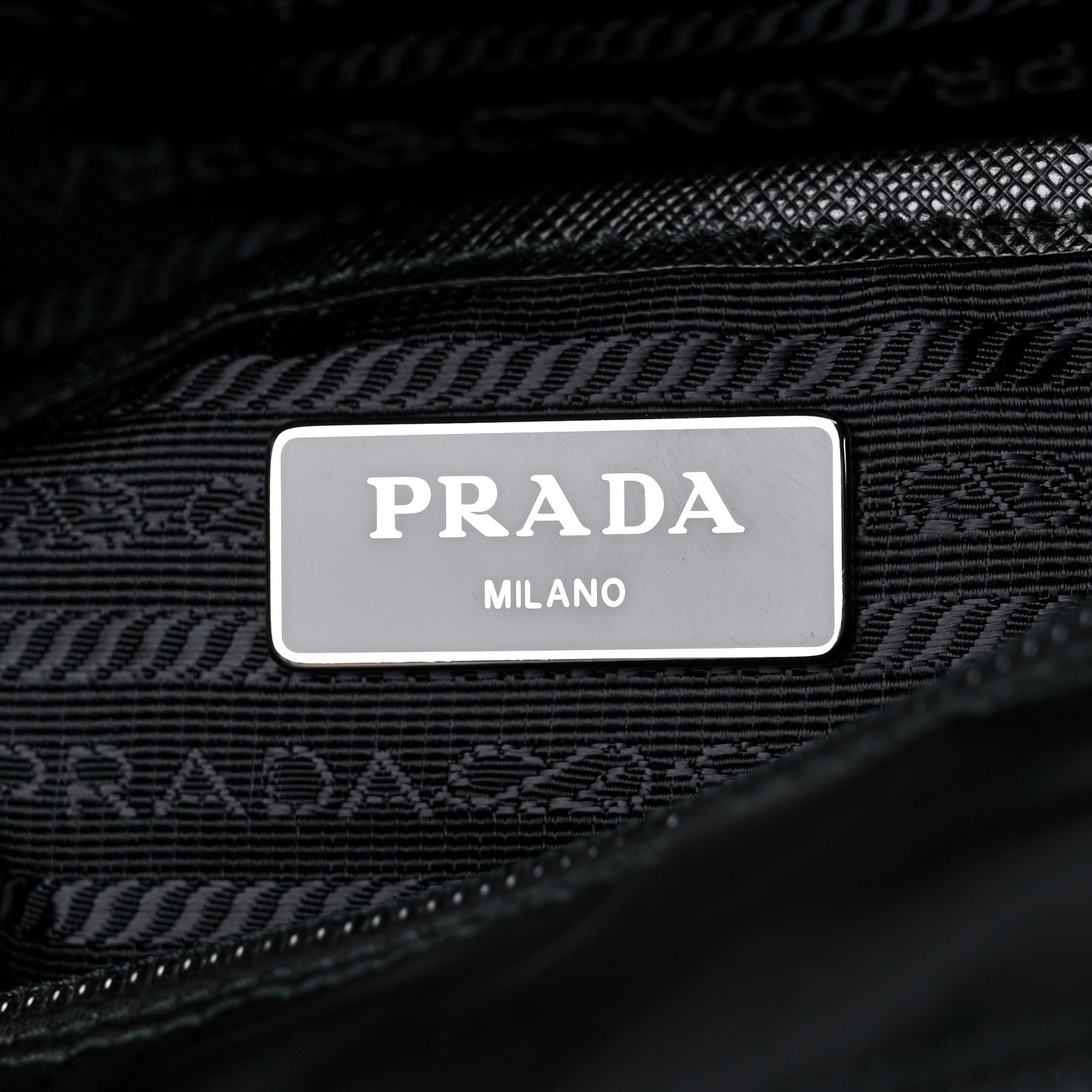 Prada Nylon New Vela Studded Messenger Black Astrale 6 of 9