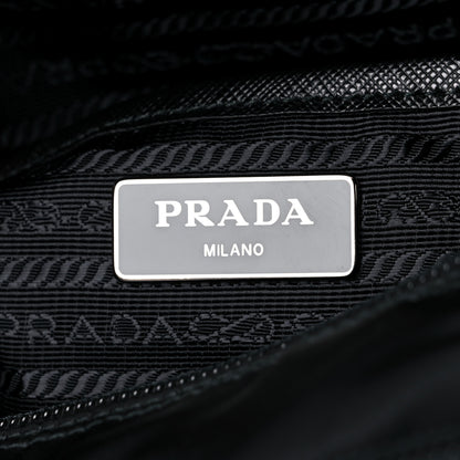 Prada Nylon New Vela Studded Messenger Black Astrale 6 of 9