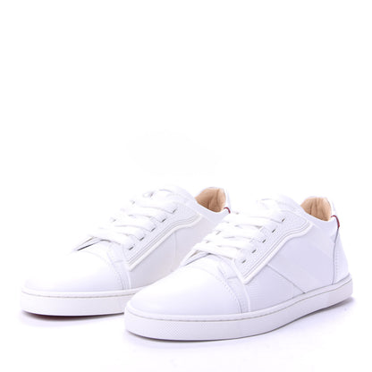 Christian Louboutin Calfskin Elastikid Donna Flat Sneakers 35 Bianco 3 of 9