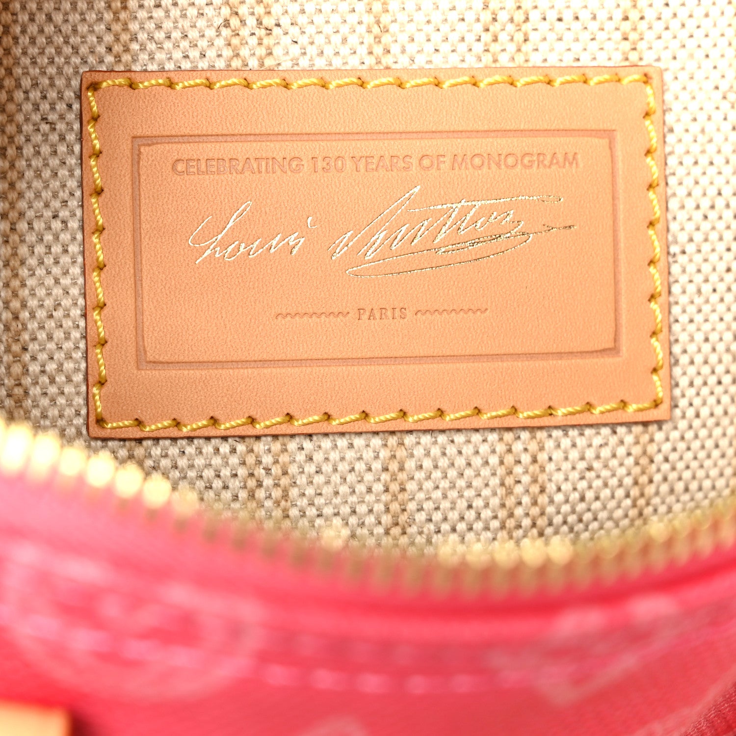 Louis Vuitton Monogram Origine Speedy Bandouliere 25 Rose Ruban 6 of 15