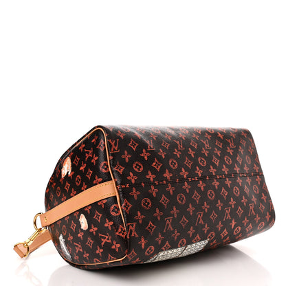 Louis Vuitton Catogram Speedy Bandouliere 30 Marron 4 of 10