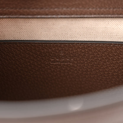 Gucci Monogram Jumbo GG Textured Dollar Calfskin Small Diana Tote Bag Camel Ebony New Acero Pomegranate Red 6 of 9