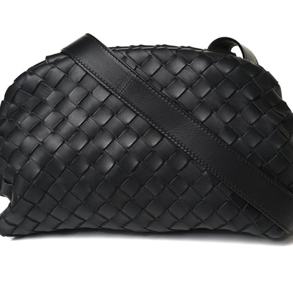 Bottega Veneta Nappa Intrecciato Messenger Bag Black 9 of 16