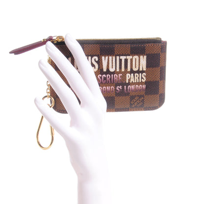 Louis Vuitton Damier Ebene Scribe Affiche Key Pouch 2 of 7