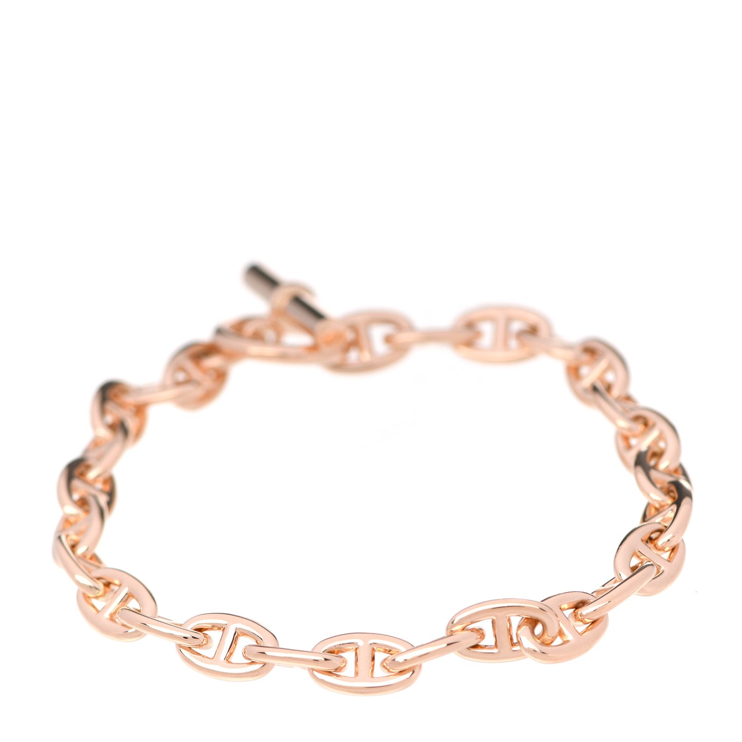 18K Rose Gold TPM Chaine d'Ancre Bracelet