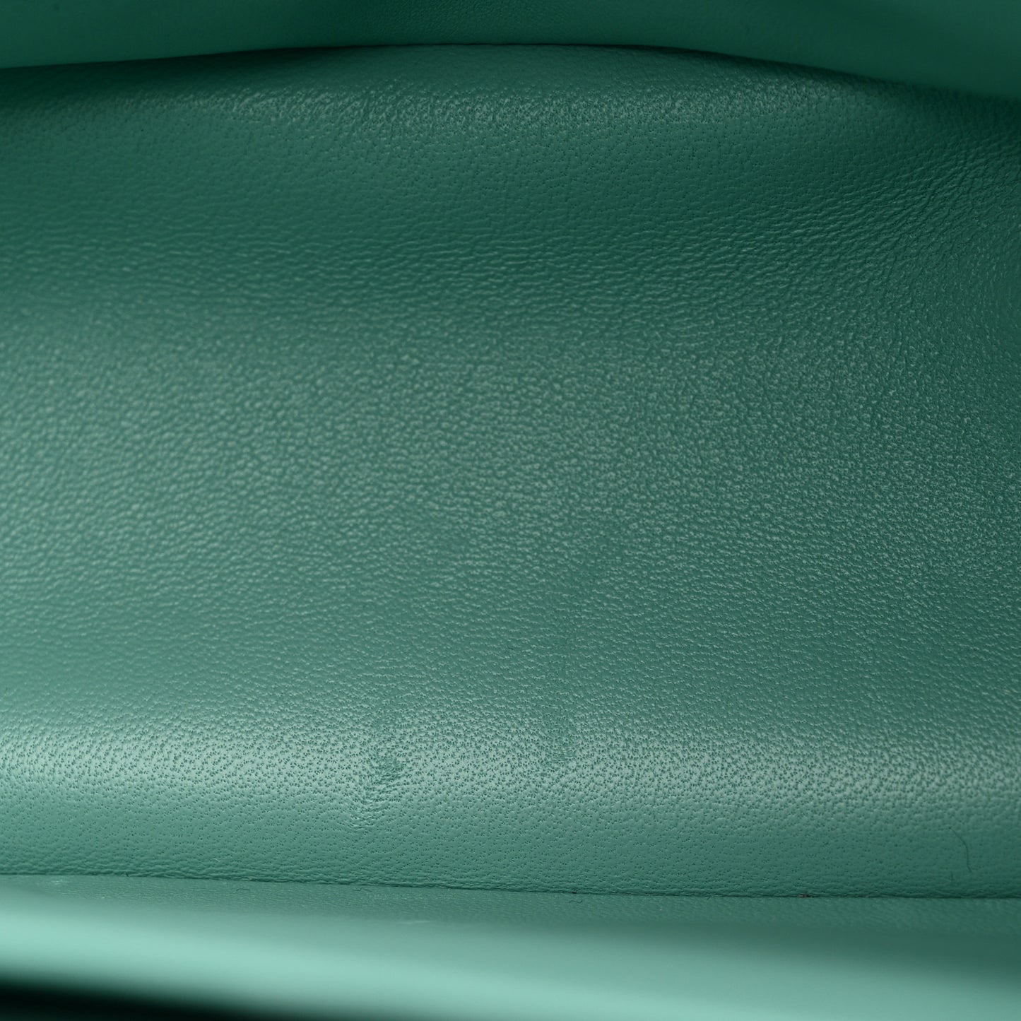 Caviar Quilted Jumbo Double Flap Light Green