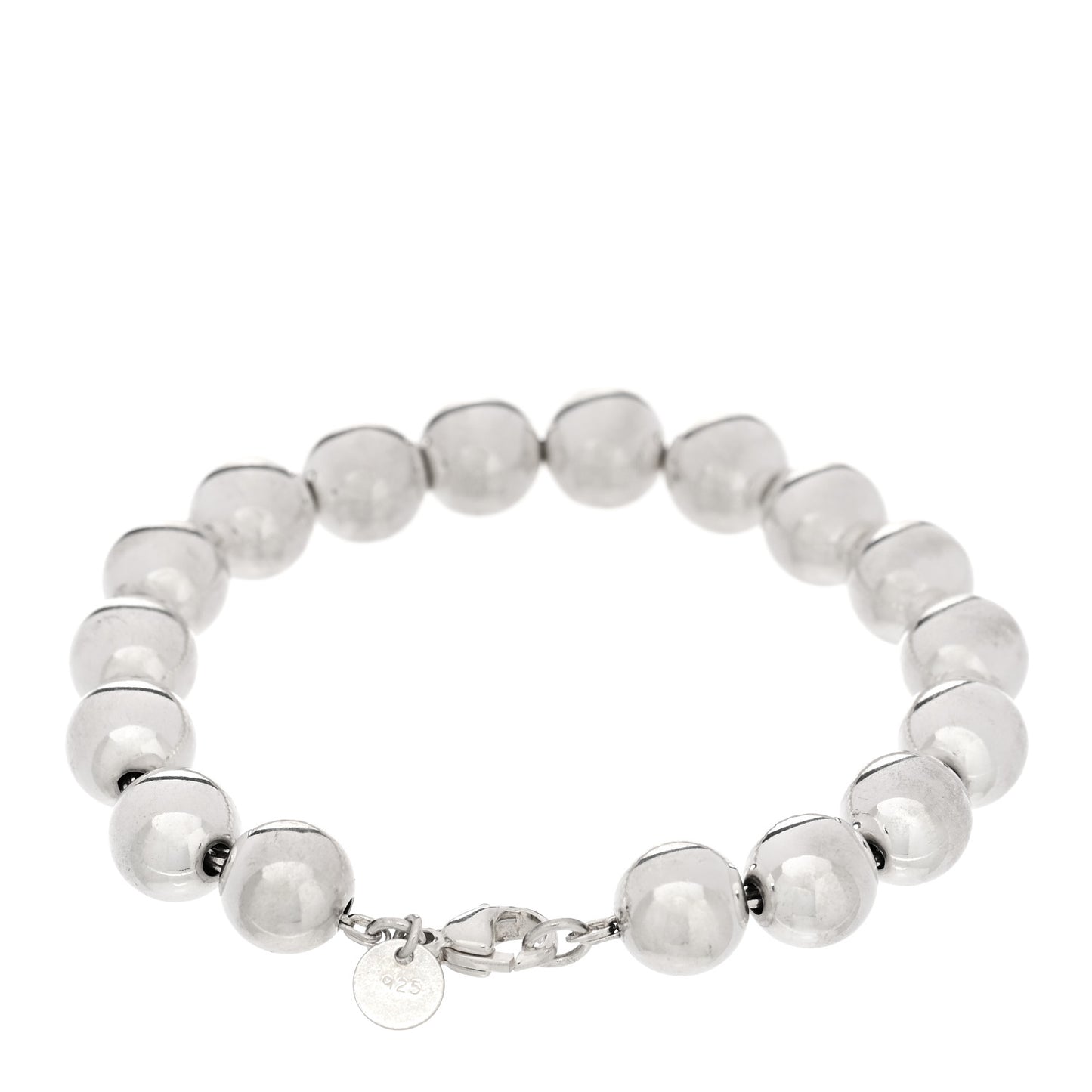 Sterling Silver 10mm Hardwear Ball Bracelet