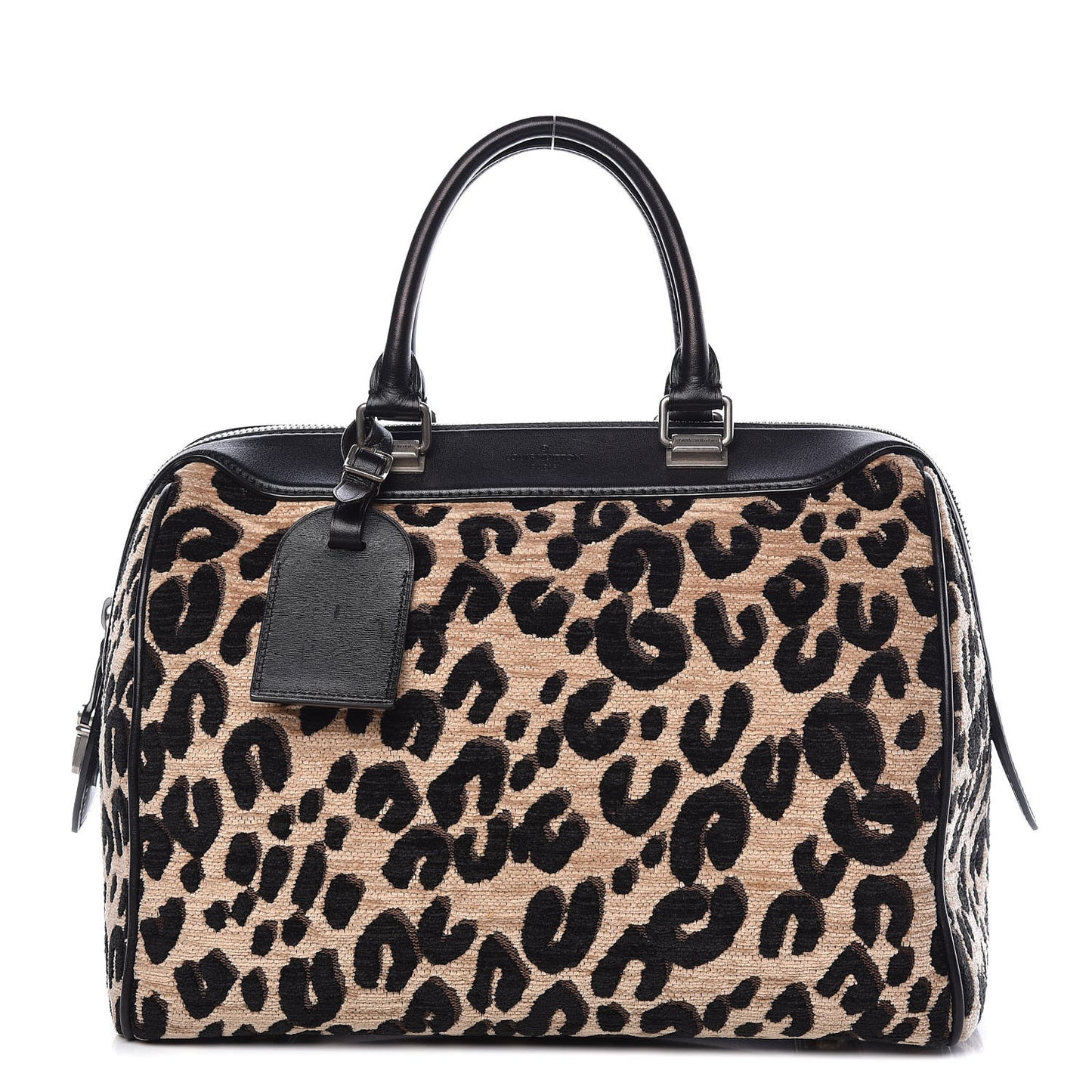 Jacquard Velvet Leopard Print Stephen Sprouse Speedy