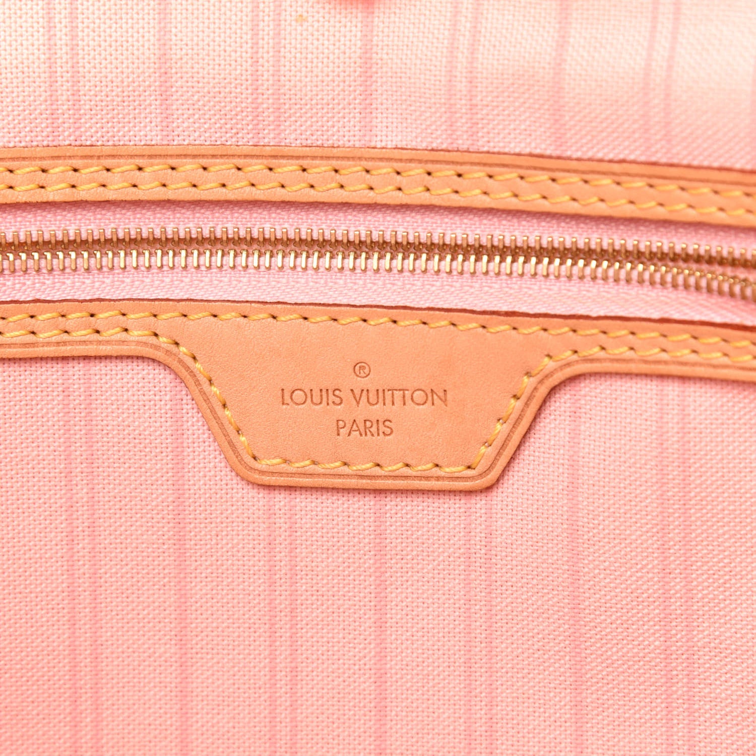 Louis Vuitton Damier Azur Delightful MM Rose Ballerine 6 of 13