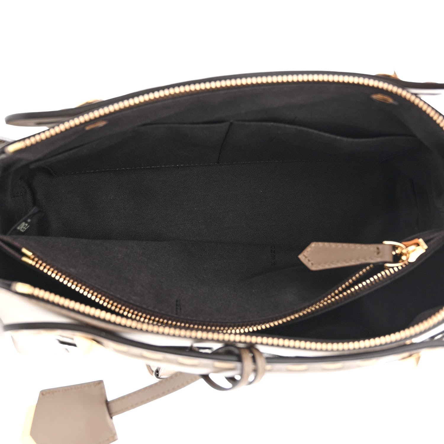 Fendi Vitello King Elaphe Python Print Logo Medium By The Way Boston Bag Tartufo Daisy Roccia 6 of 11