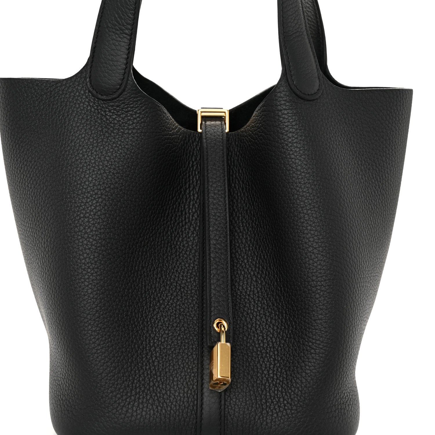 Hermes Taurillon Clemence Picotin Lock 22 MM Black 8 of 11