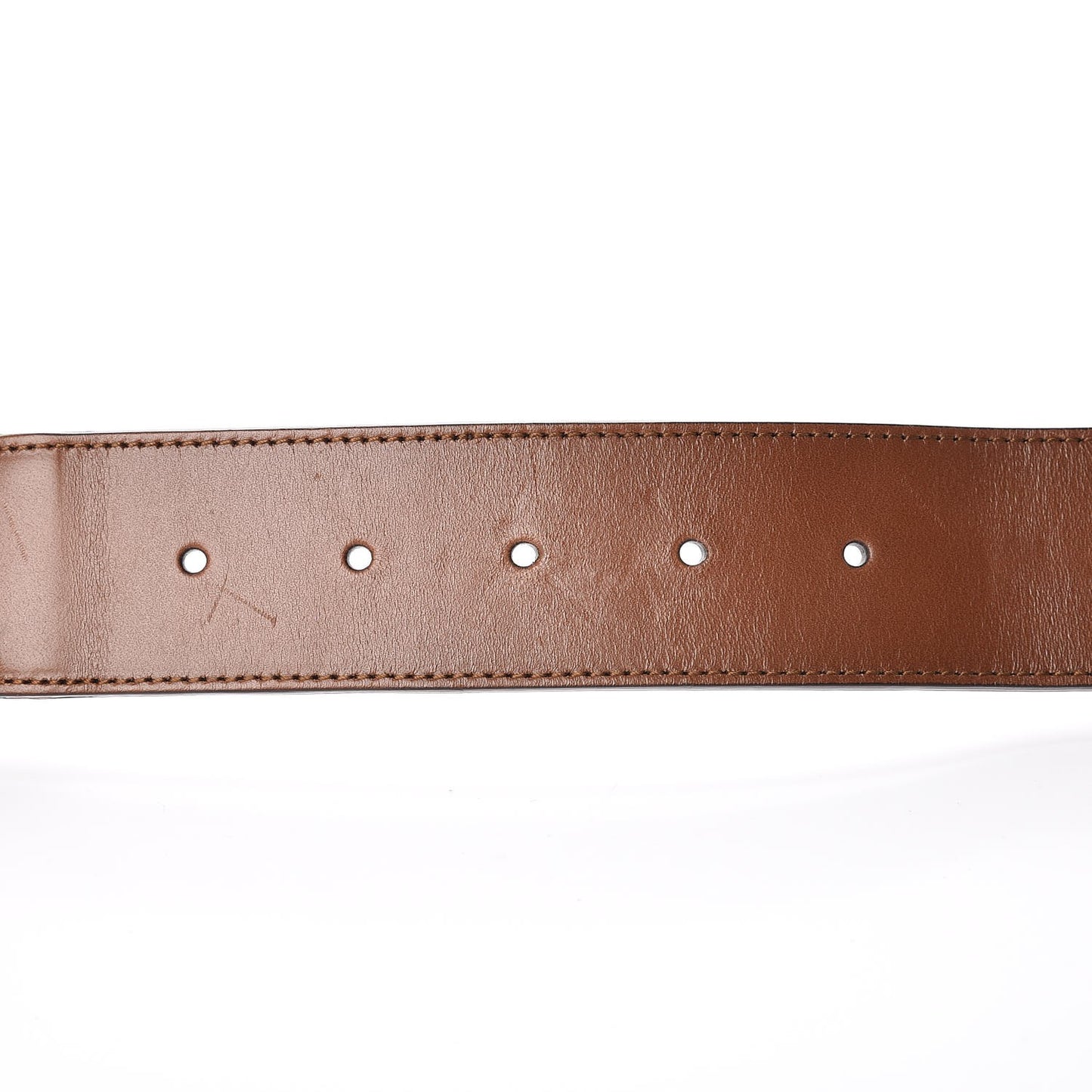 Nylon Calfskin Double G Web 40mm Belt 85 34 Green Red Cuir