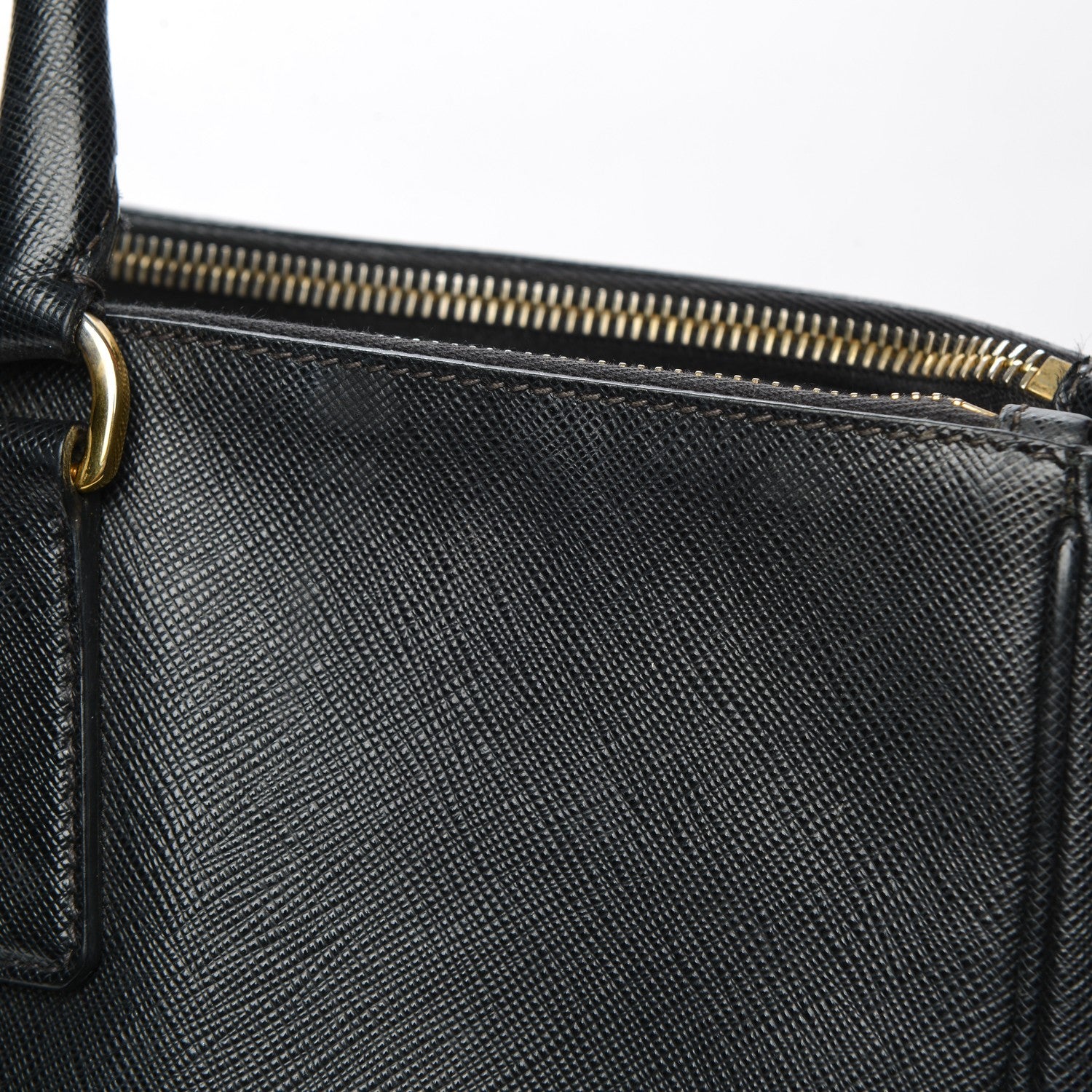 Prada Saffiano Lux Extra Large Galleria Double Zip Tote Black 7 of 13