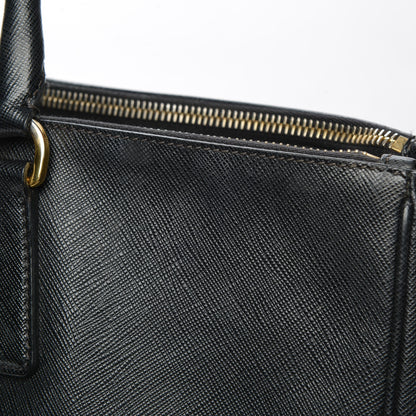 Prada Saffiano Lux Extra Large Galleria Double Zip Tote Black 7 of 13