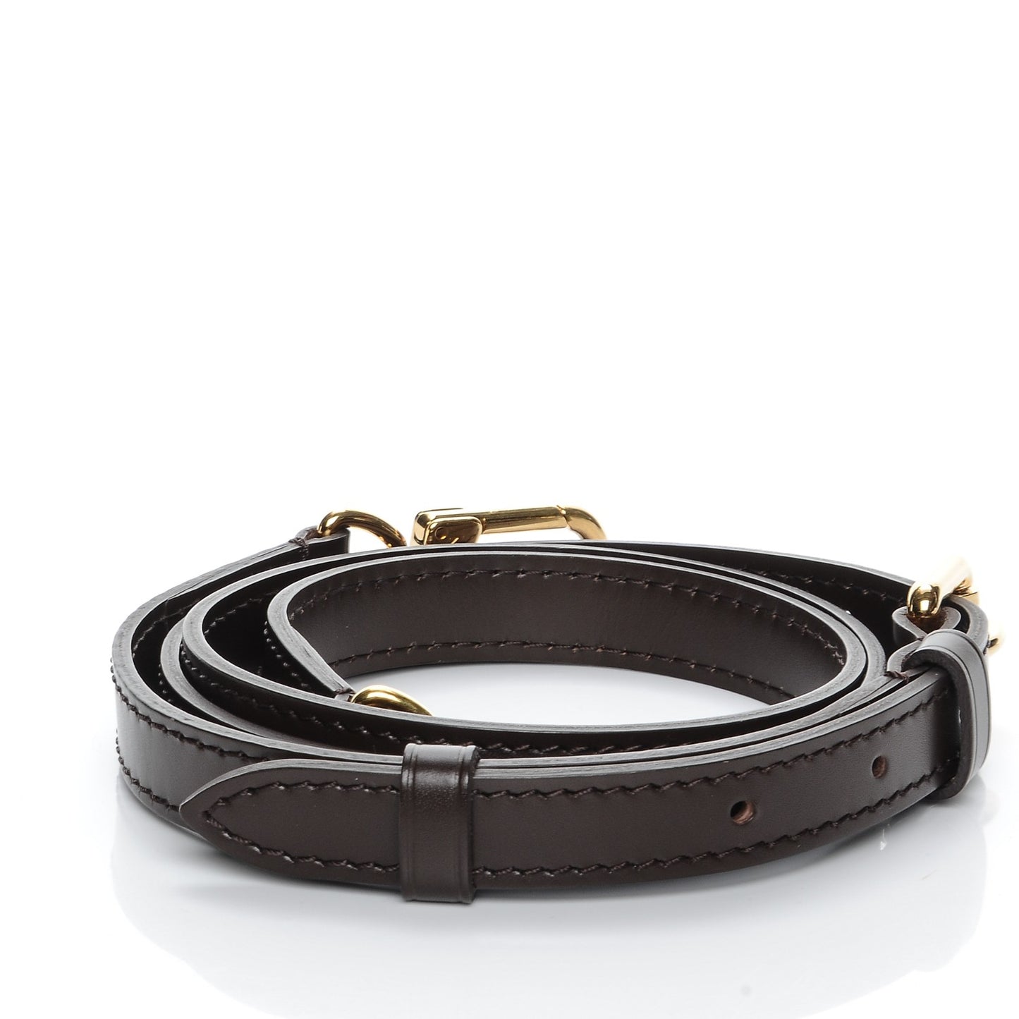 Calfskin 16mm Adjustable Shoulder Strap Brown