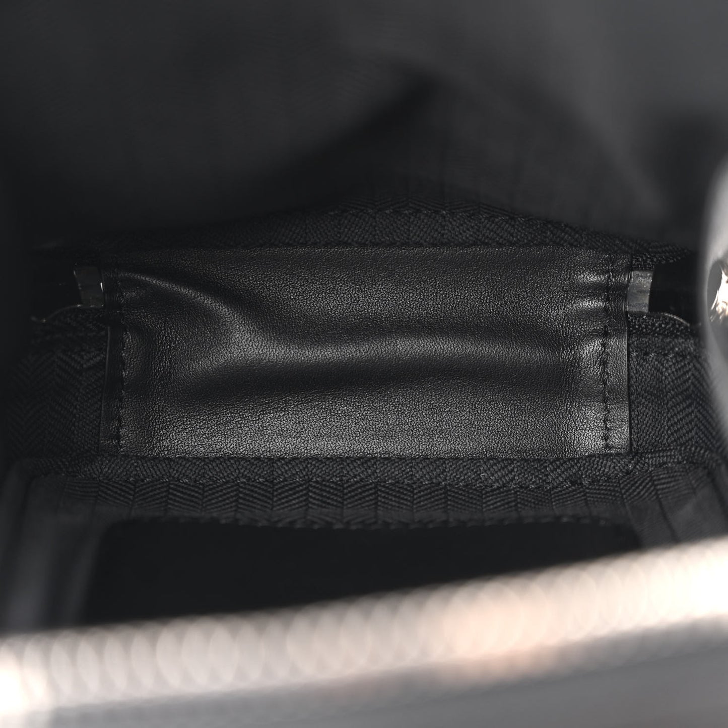 Smooth Calfskin Vertical Pocket Crossbody Black