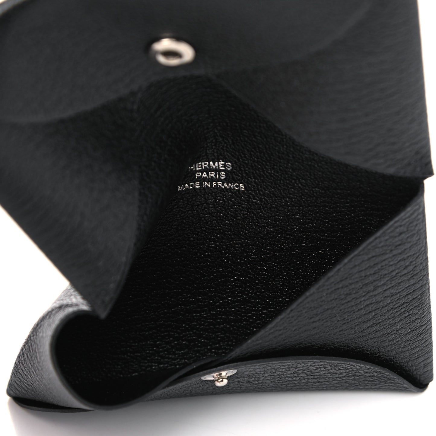 Chevre Mysore Calvi Card Case Black