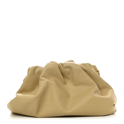 Bottega Veneta Smooth Butter Calf The Pouch Oversized Clutch Tapioca 1 of 10