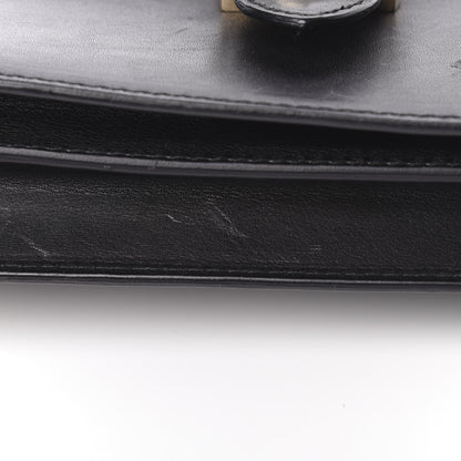 Gucci Calfskin Medium 1973 Shoulder Flap Bag Black 12 of 17
