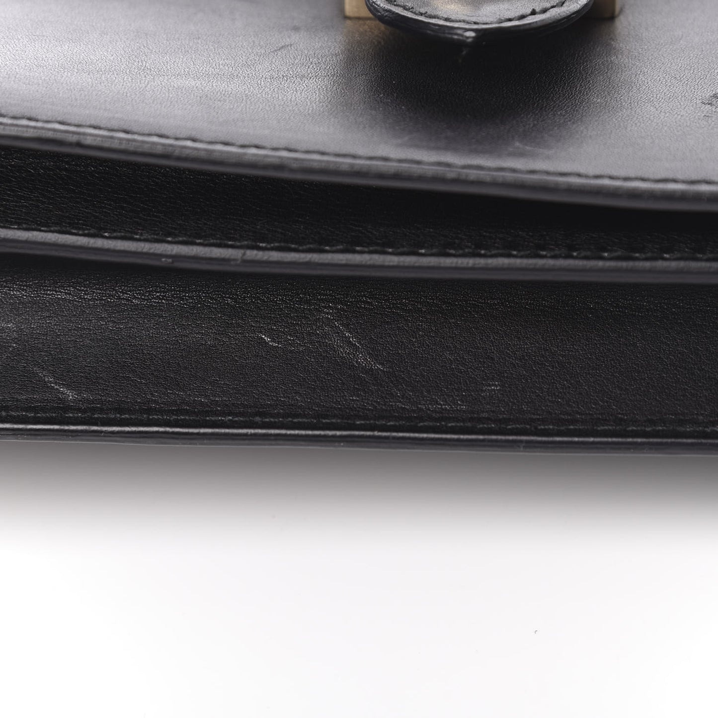 Calfskin Medium 1973 Shoulder Flap Bag Black