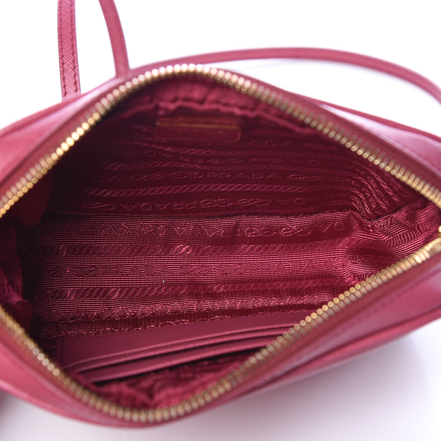 Saffiano Lux Mini Camera Crossbody Bag Bruyere
