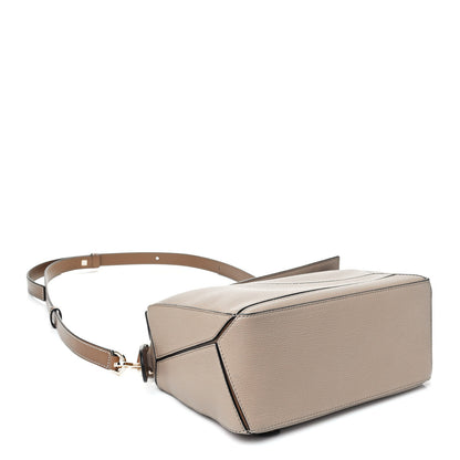 Loewe Grained Calfskin Small Puzzle Bag Sand Mink 3 of 3