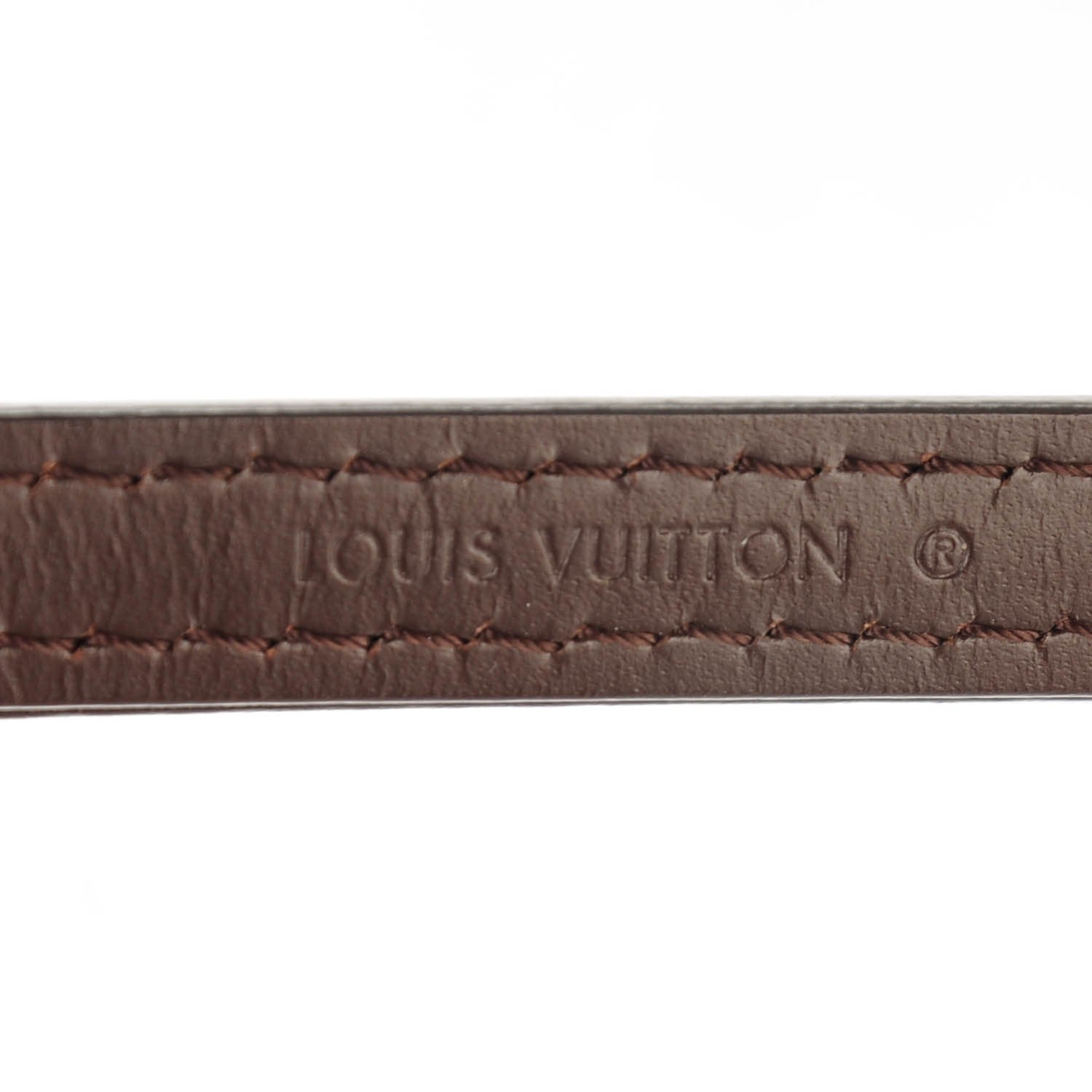 Louis Vuitton Calfskin 12mm Adjustable Shoulder Strap Brown 3 of 7