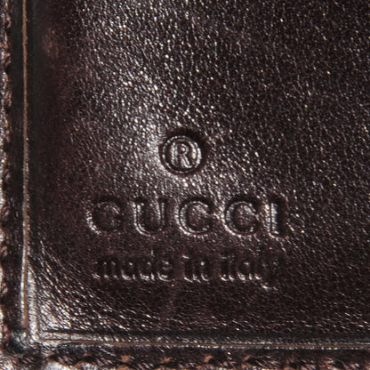 Gucci Canvas Web Reins Compact Wallet Brown 6 of 7