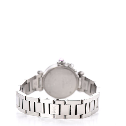 Cartier Stainless Steel 27mm Miss Pasha Quartz Watch Pink 4 of 7