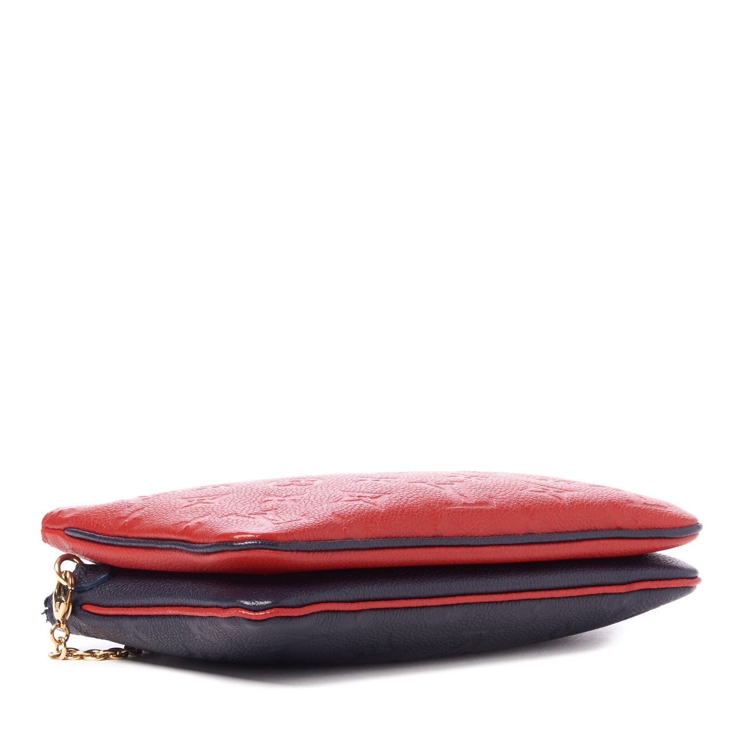 Louis Vuitton Empreinte Double Zip Pochette Marine Rouge 4 of 9