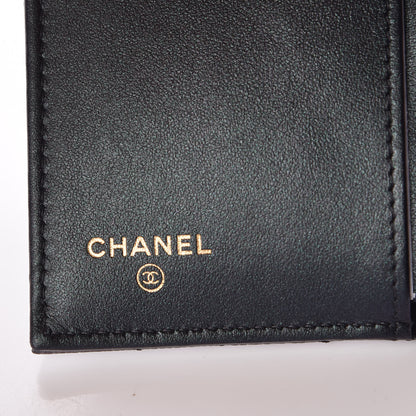 Chanel Iridescent Caviar Quilted Wallet Black 6 of 9