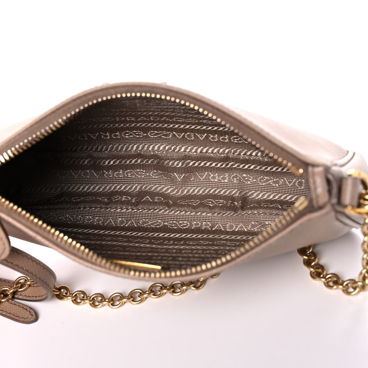 Saffiano Lux Re-Edition 2000 Shoulder Bag Cammeo
