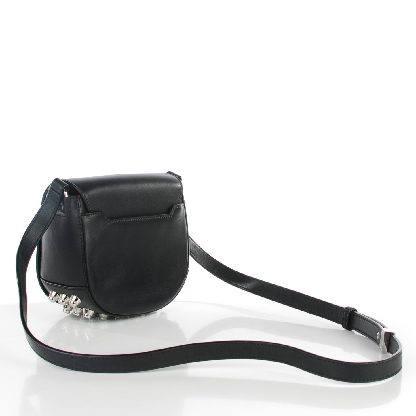 Calfskin Mini Lia Black Rhodium Hardware