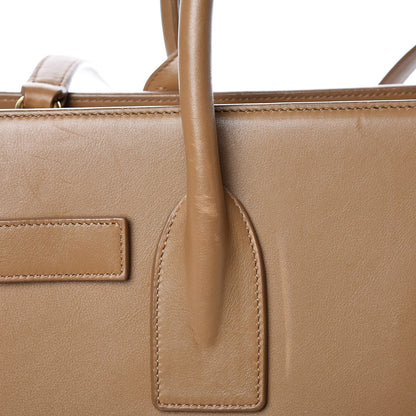 Saint Laurent Calfskin Small Sac De Jour Taupe 20 of 22