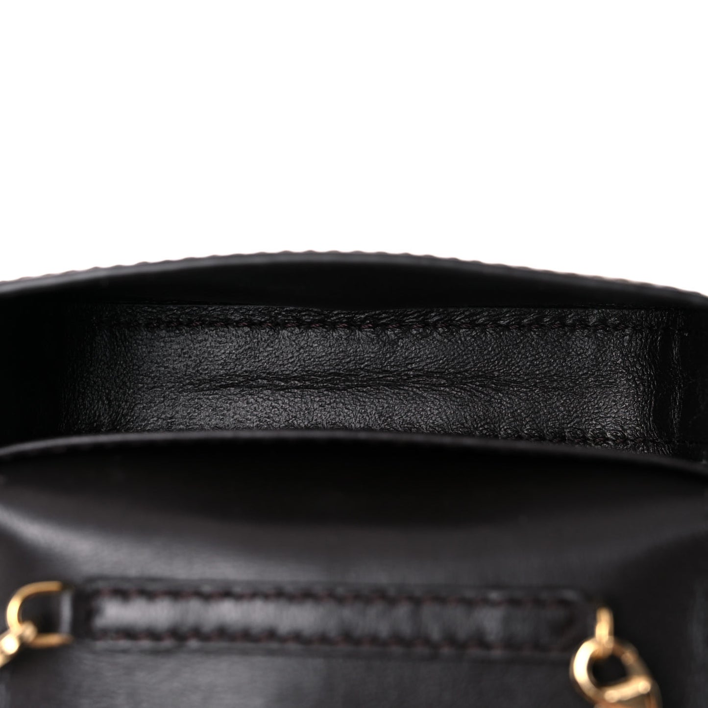 Glazed Fabric FF 1974 Nano Baguette Charm Mogano Panna
