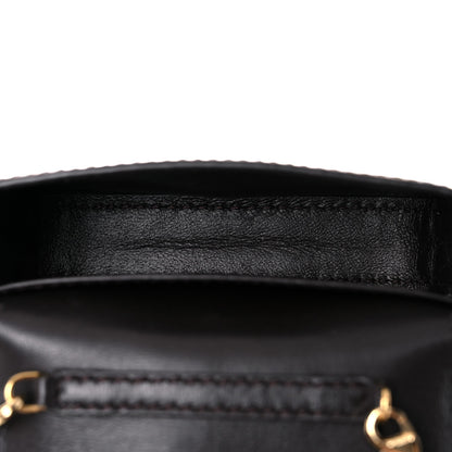 Fendi Glazed Fabric FF 1974 Nano Baguette Charm Mogano Panna 7 of 8