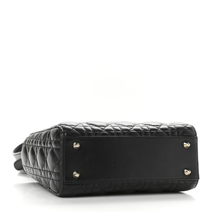 Christian Dior Lambskin Cannage Small My ABCDior Lady Dior Black 4 of 9