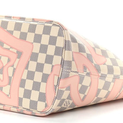 Louis Vuitton Damier Azur Tahitienne Neverfull MM 12 of 12