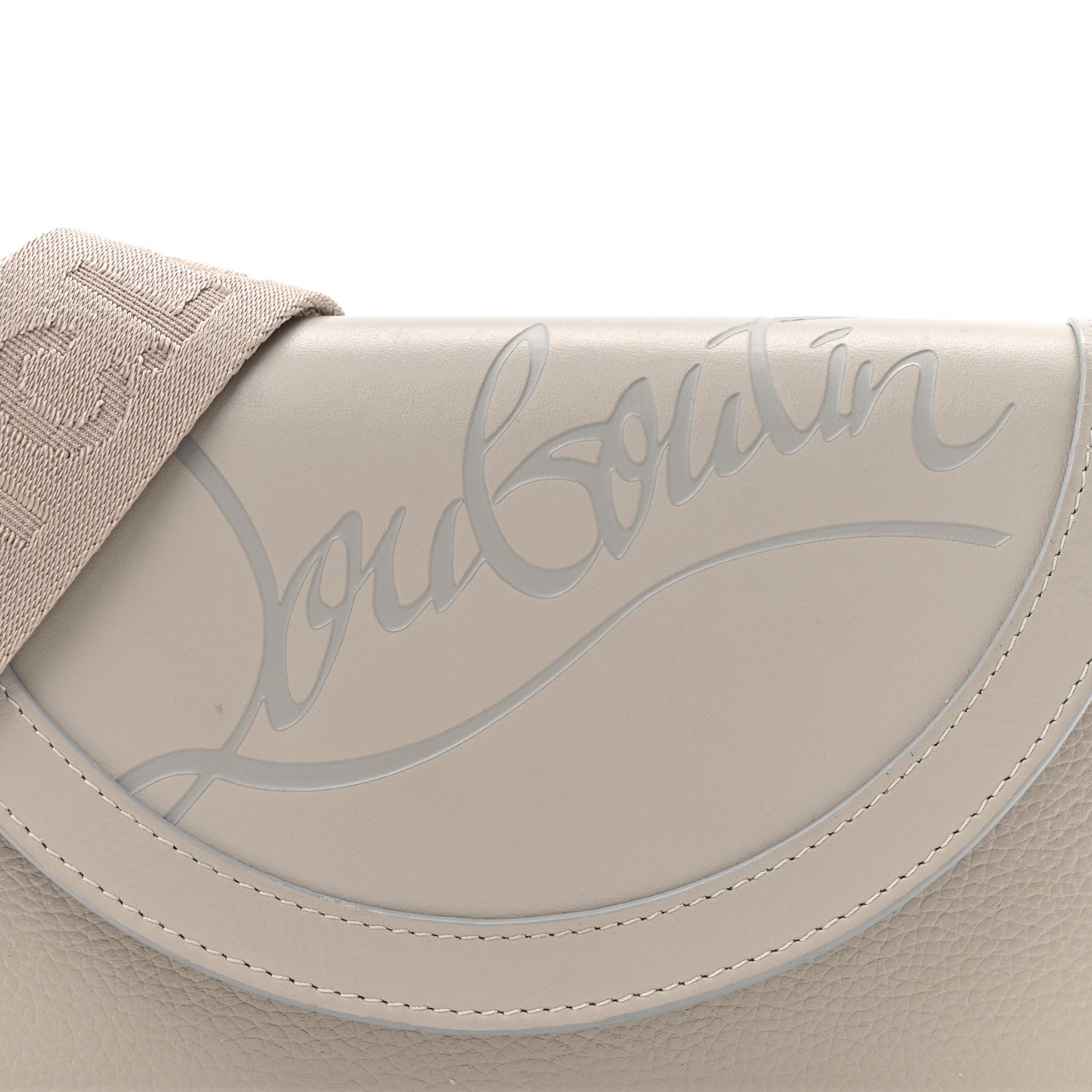 Christian Louboutin Calfskin Explorafunk Wallet On Strap Goose 8 of 13