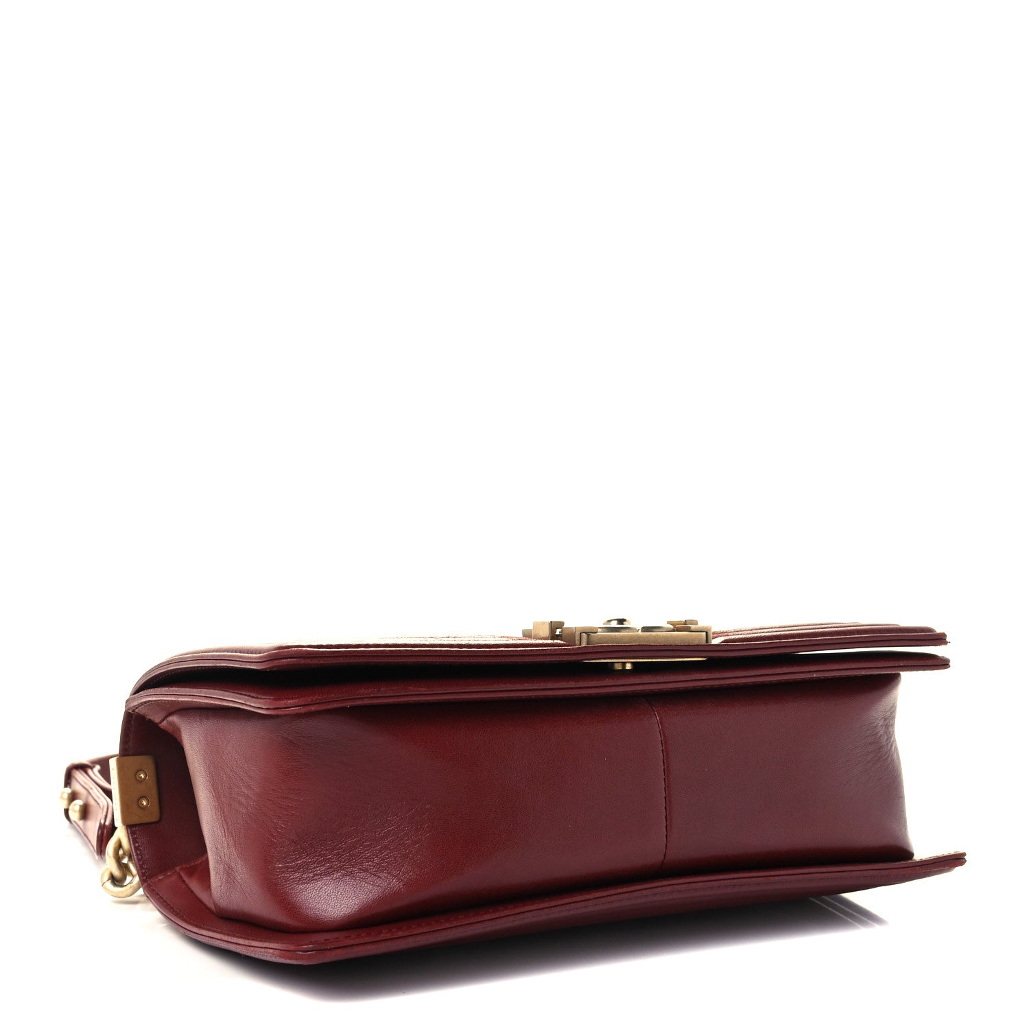Chanel Lambskin Quilted Medium Boy Flap Burgundy 4 of 12