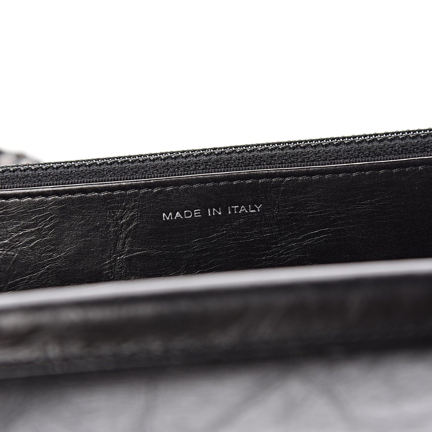 Aged Calfskin Quilted Reissue Wallet On Chain WOC So Black