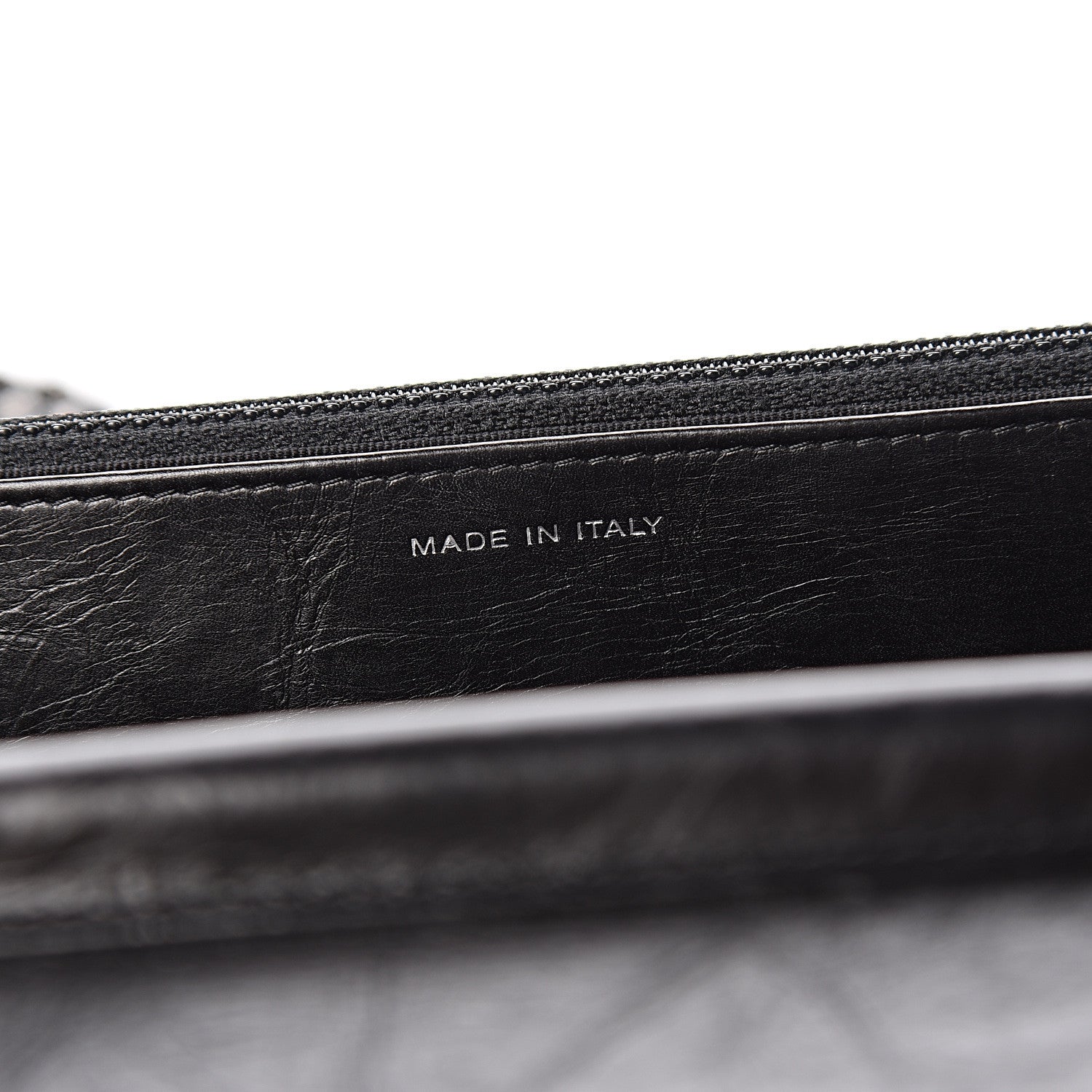Chanel Aged Calfskin Quilted Reissue Wallet On Chain WOC So Black 6 of 12