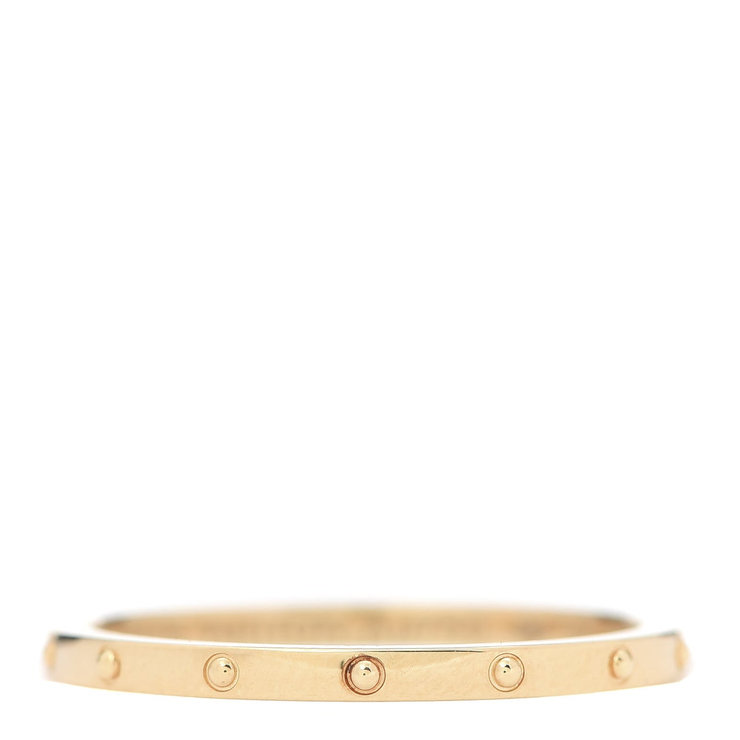 18K Yellow Gold Mini Band Ring 57 8